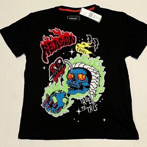 Reason brand clothing patchwork graphic t shirt Mens size XL NEW WITH TAGS